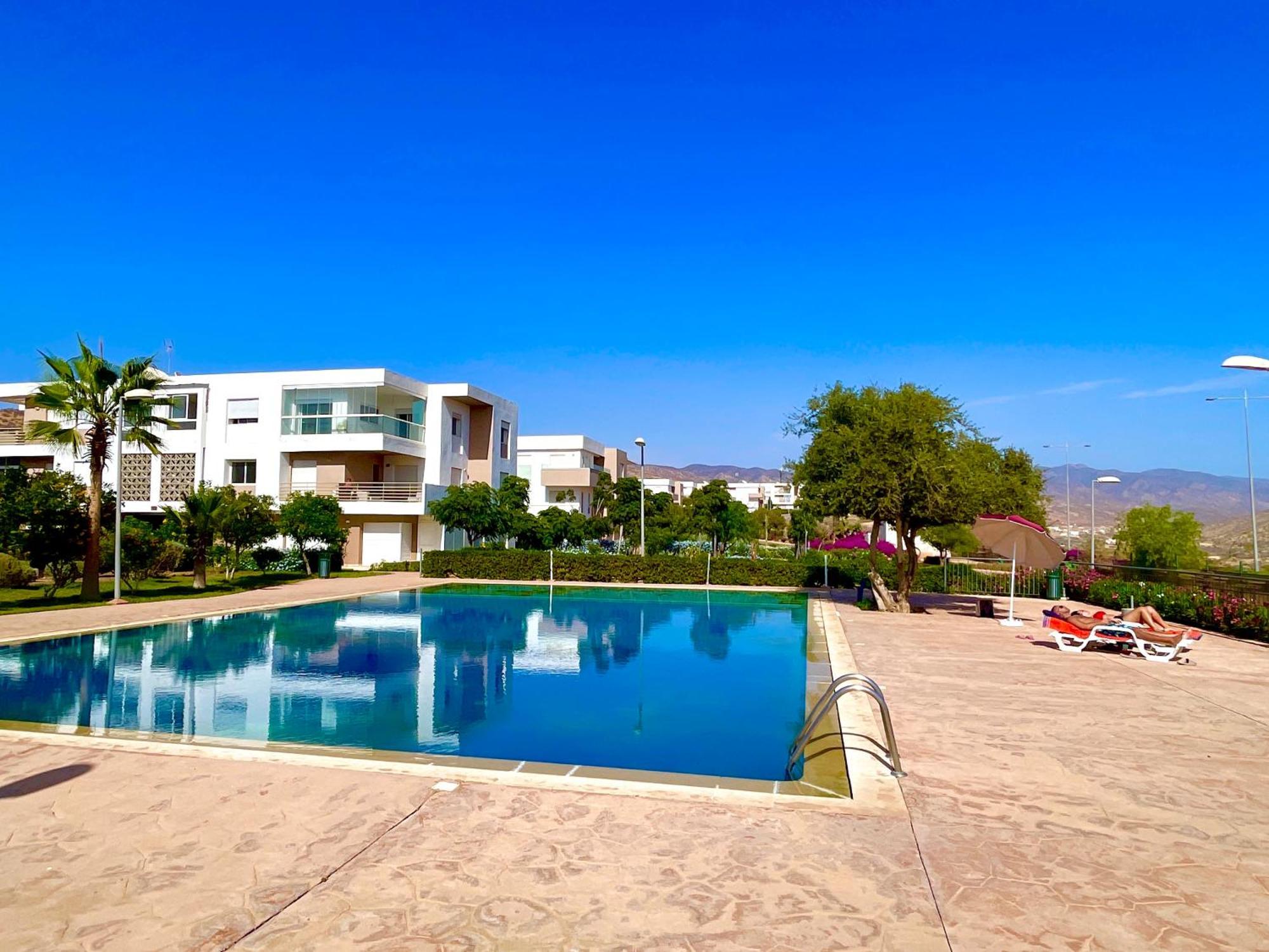Appartement Vue Sur Piscine Et Montagne Imi Ouadar Taghazout Exterior photo