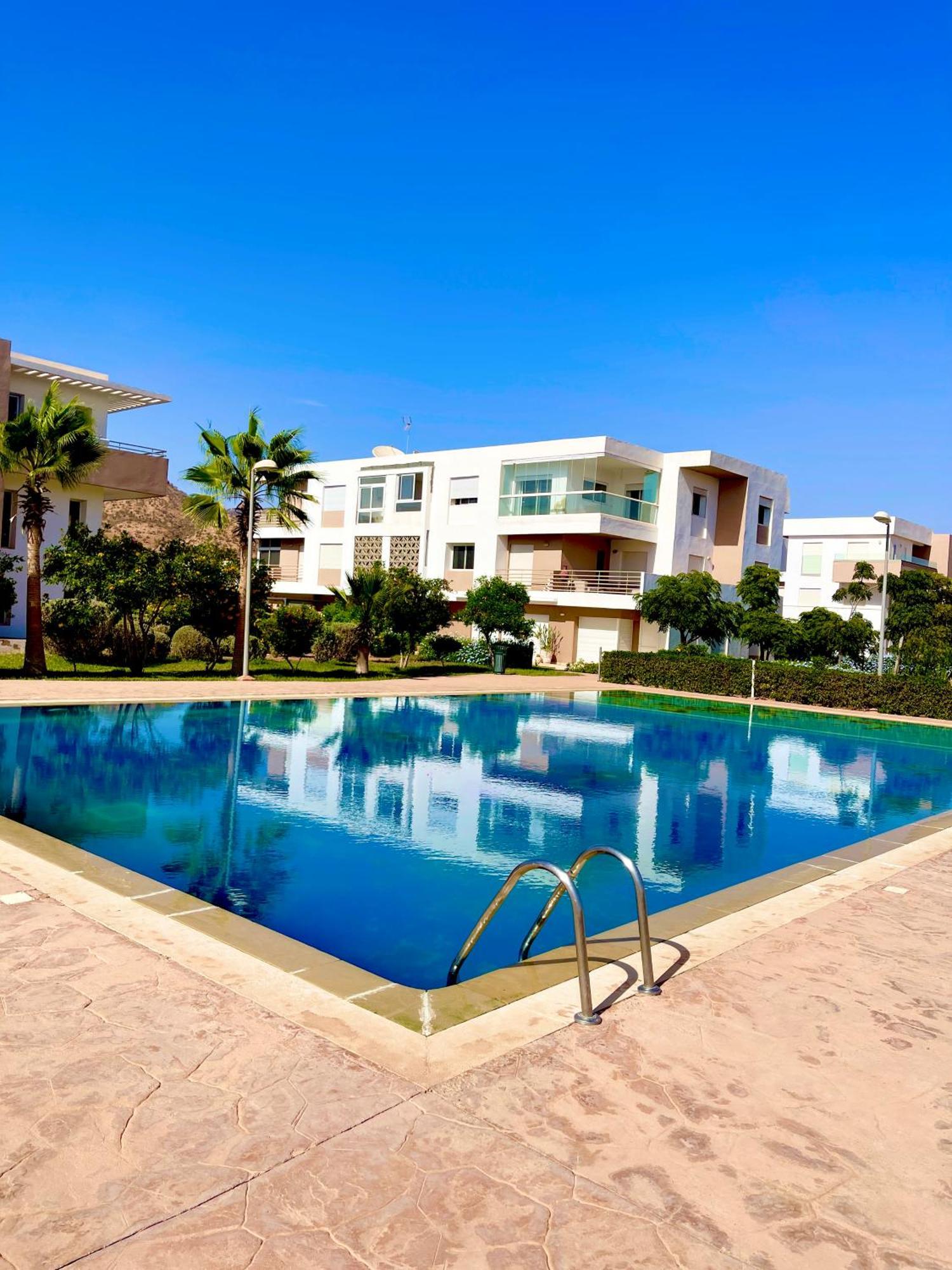 Appartement Vue Sur Piscine Et Montagne Imi Ouadar Taghazout Exterior photo